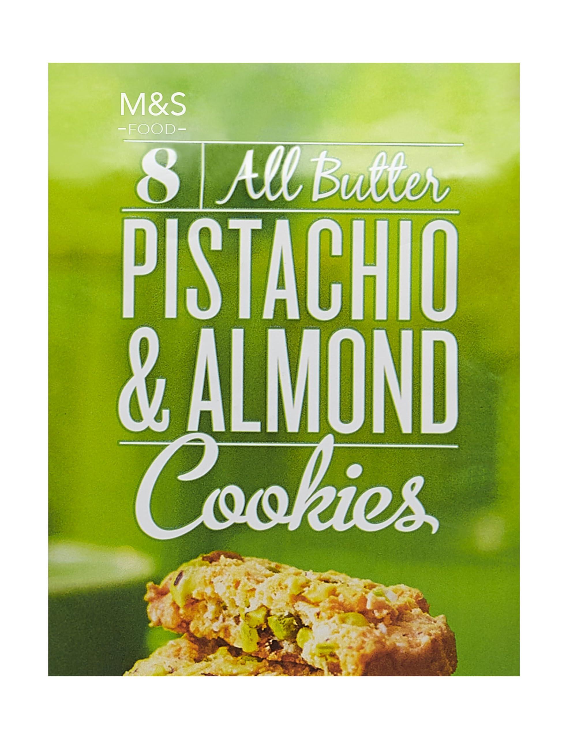 Generic Marks & Spencer 8 All Butter Pistachios & Almond Cookies 200g (Imported) (UK)