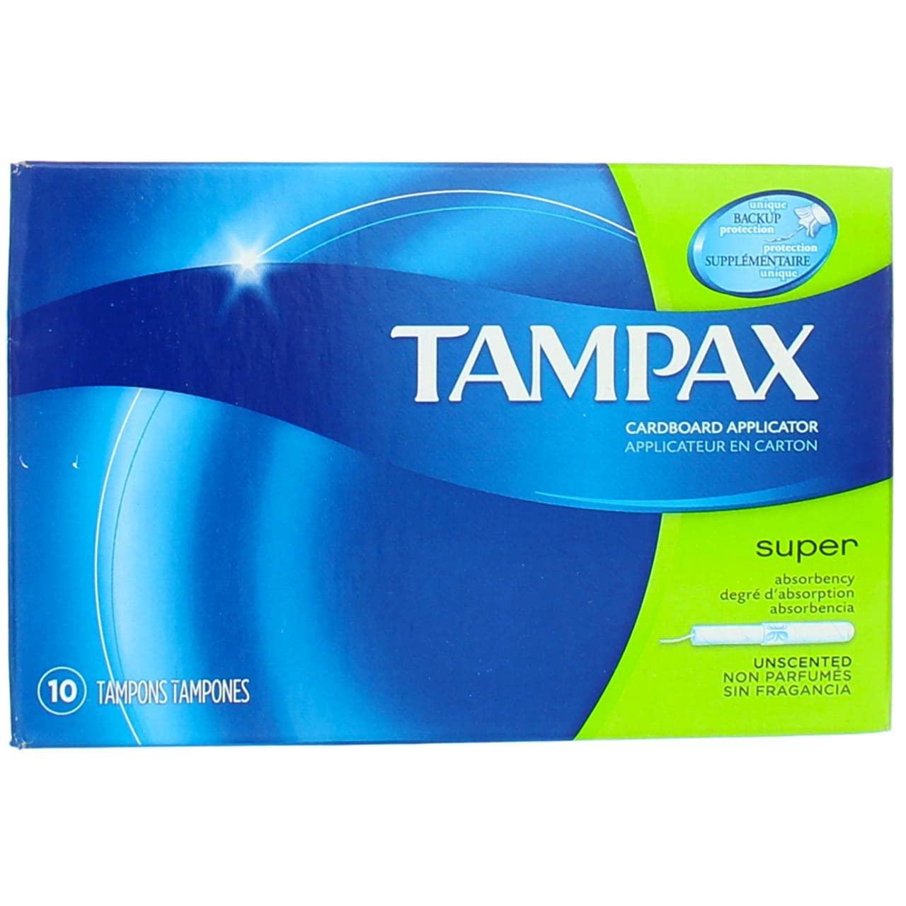 Tampax Tampax Flushable Super Tampons - 10 ct, Pack of 3