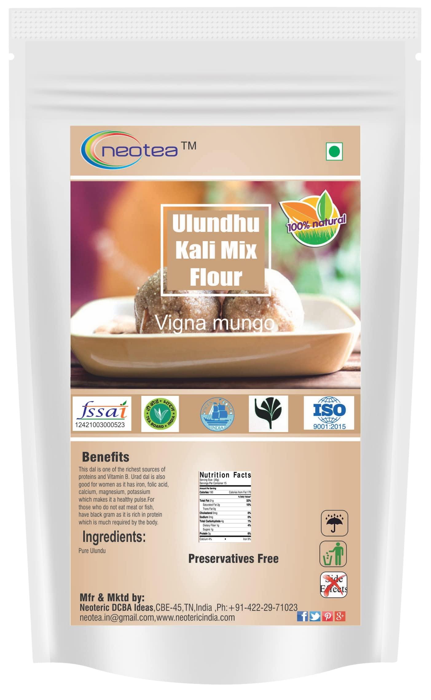 neotea Neotea Ulundhu Kali Urad Uluntu Mix Flour, 500G