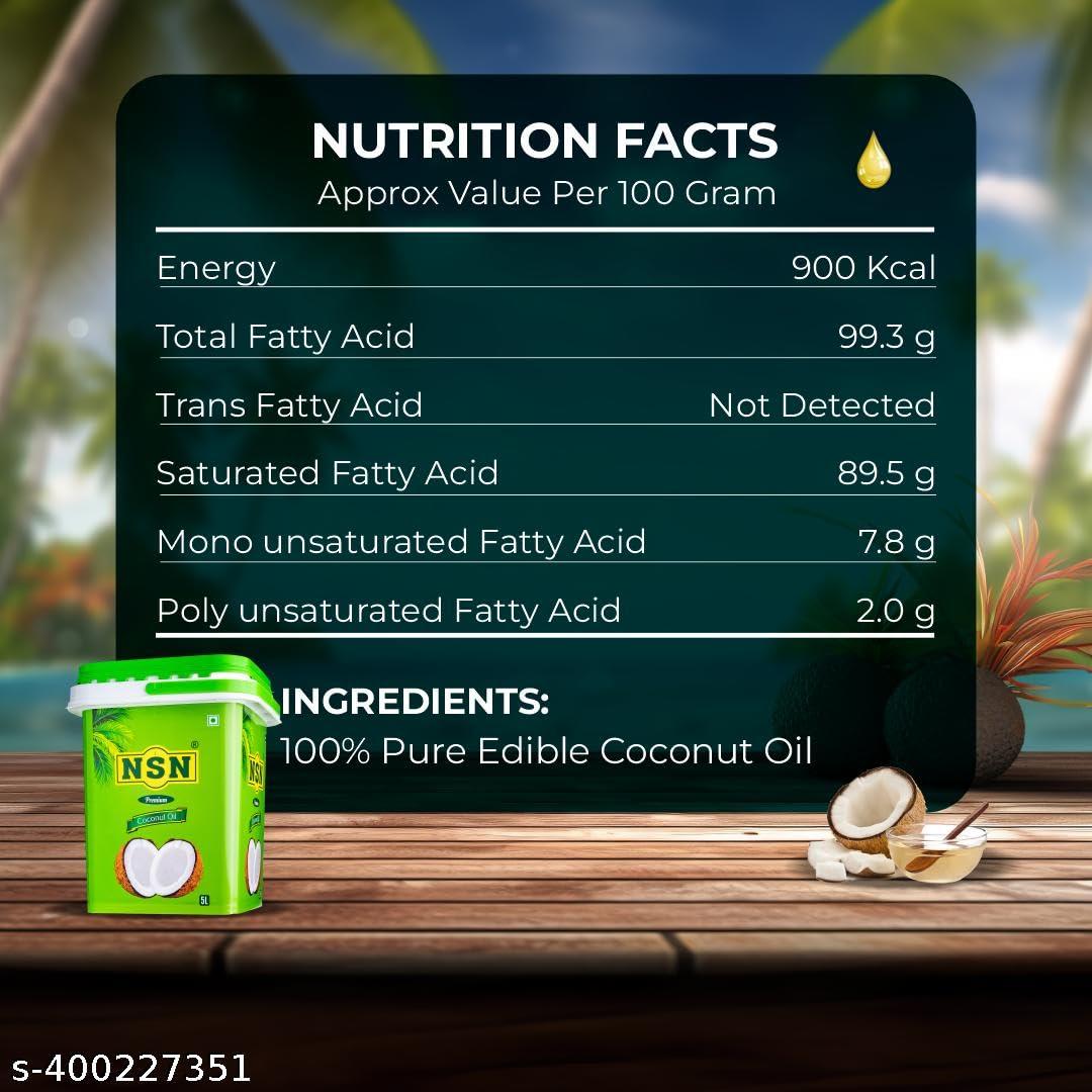 NSN NSN Premium Coconut Oil, 1000 ml