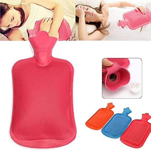 Universal Hub Universal Hub Multipurpose Hot Water Rubber Bag for Pain Relief Therapy Heating Pad, Heat Pouch Simple Great and Cold Natural BPA Free Durable Classic Bottle (Pack of 1)