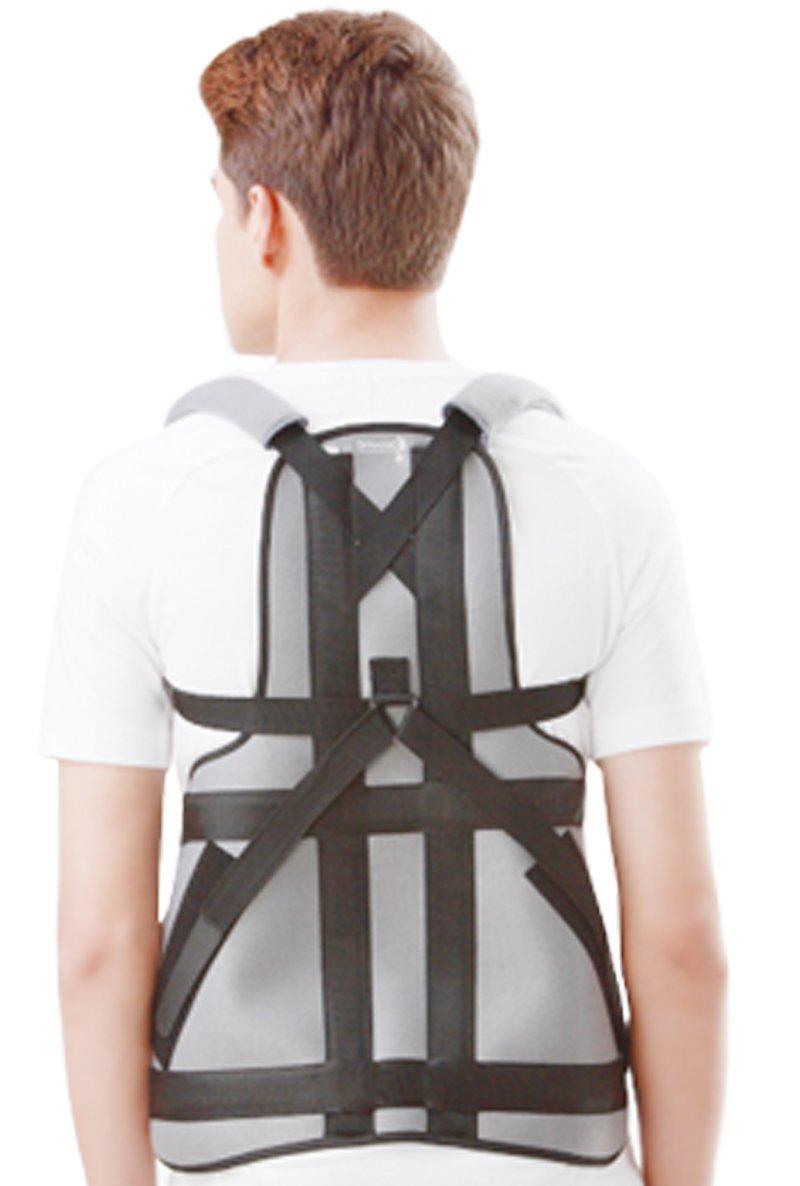 Dyna Dyna Taylor's Brace Nova ! Thoraco Lumbar Spinal Support Brace! Offers effective stabilisation of Thoracic Spine (Large-Grey)