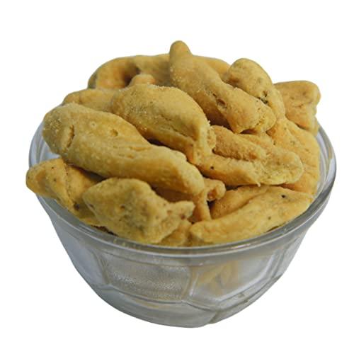 SSG SSG Soft & Fresh Sindhi Ganthiya Namkeen of Organic Besan (800 gm)