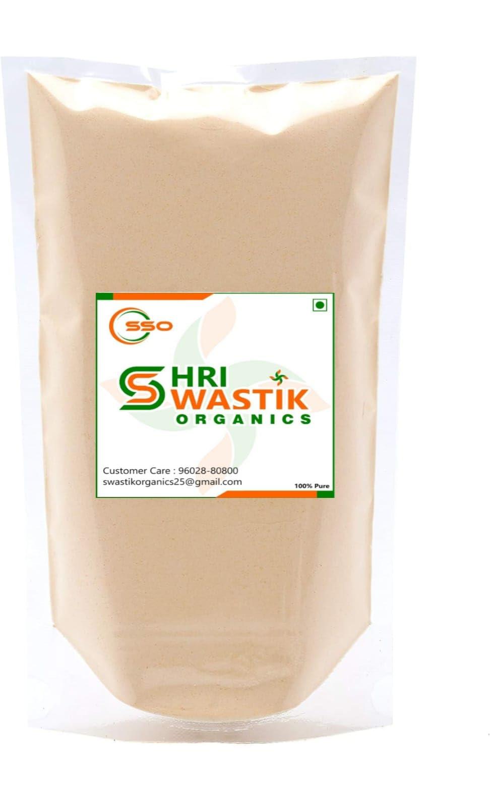 Shri Swastik Organics Shri Swastik Organics Custard Powder | Vanilla Flavored | Makes Smooth & Creamy Custard | Contain Quality Ingredients | 100% Vegetarian (100 Gram)