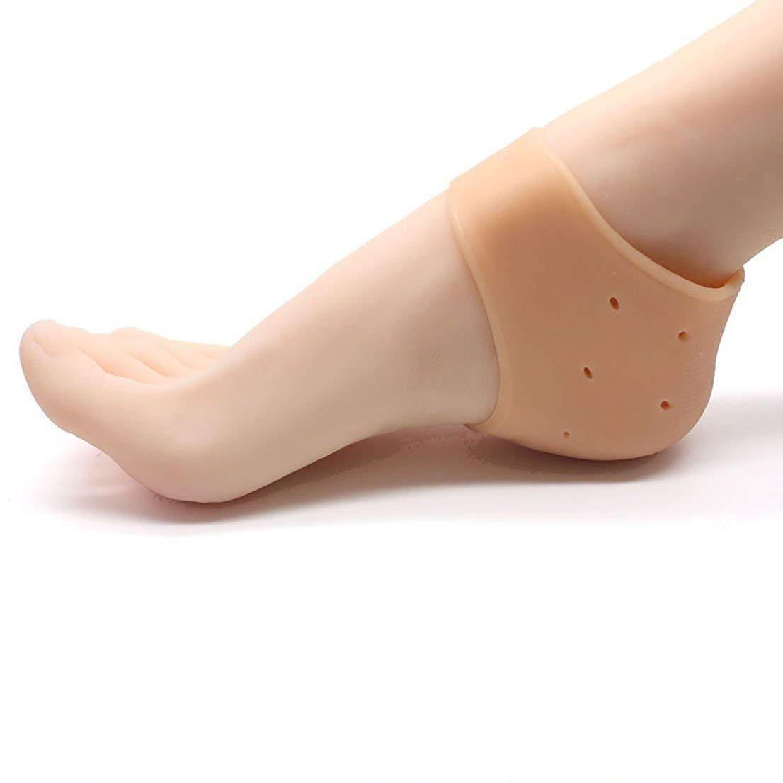 2V BROTHERS 2V BROTHERS silicon anti crack heel pain relief moisturizing socks for Men and Women