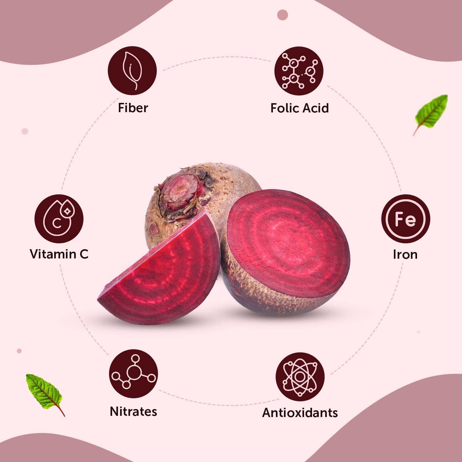 Neuherbs Neuherbs Natural Beetroot Powder For Face, Skin & Hair (100g Pack of 2) | 100% Pure & High Natural Antioxidants | Boost Energy | Face Pack for Glowing & Shining Skin | Additive Free