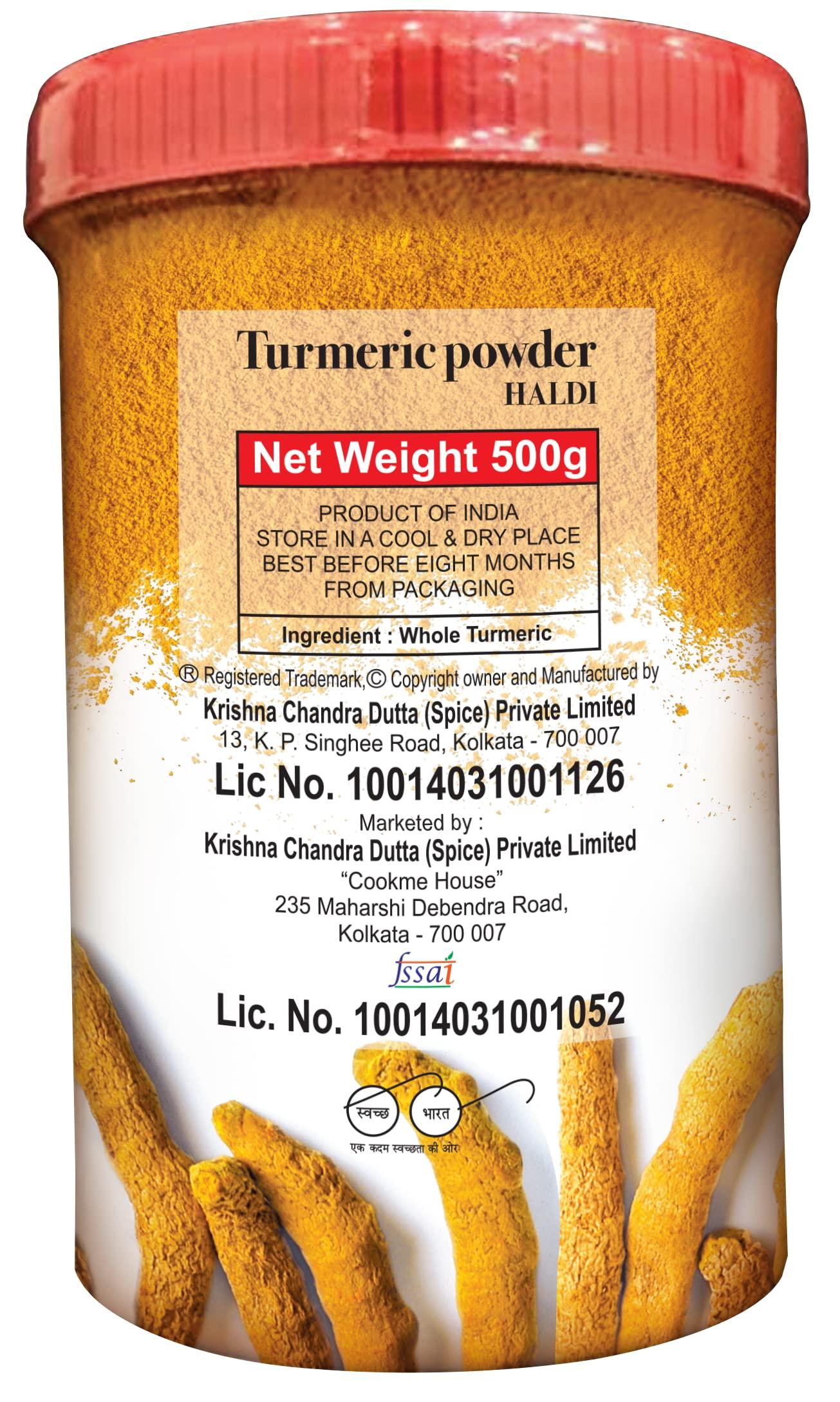 COOKME COOKME Turmeric Haldi Powder 500Gram P.P.Jar