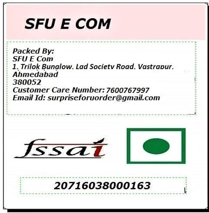 SFU E Com SFU E Com Dry Fruit Gift Hamper With Golden Box And Raisin, 2Pcs. LED Diya | Ideal for Rakhi, Diwali and Festive Gifting | Dry Fruit Hamper For Corporate Gifts, Family, Friends, New year | 077