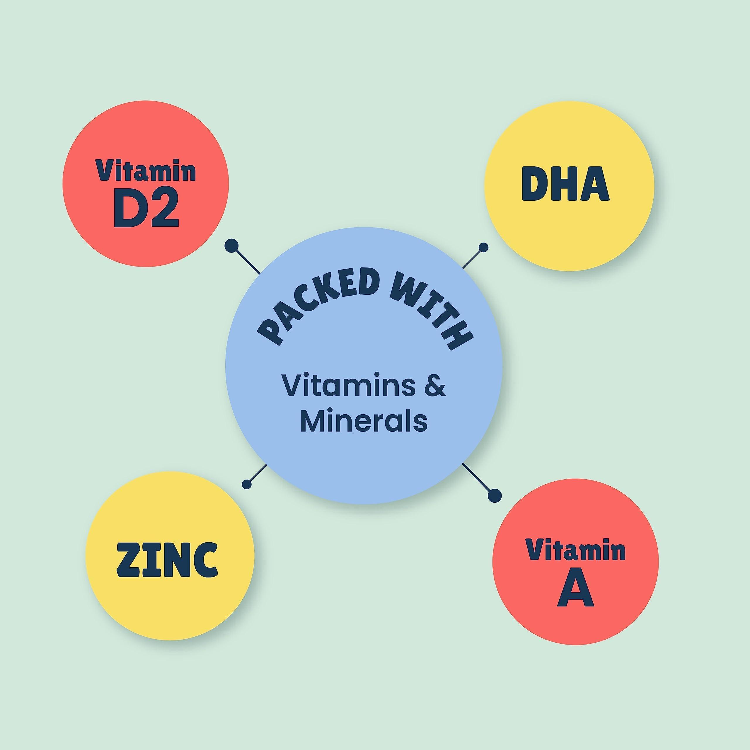 Little Joys Little Joys Multivitamin Chocolate (2+ Years)|30 Multivitamin Chocolates|Naturally Sweetened With Jaggery|With B12, D2, B9, E, Iron, & Zinc|With No White Sugar|Pack Of 2 - Chewable Gummies