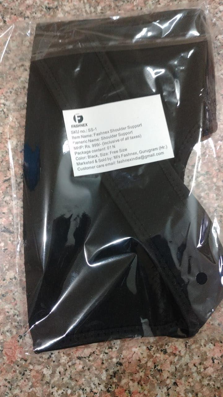 FASHNEX FASHNEX Neoprene Arthritis Shouder Support Brace For Men & Women For Shoulders, Black