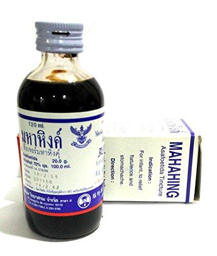 MAHAHING Mahahing Liquid type 120 ml Thai Remedy for Relief of gas and Colic in baby Vidhyasom Brand