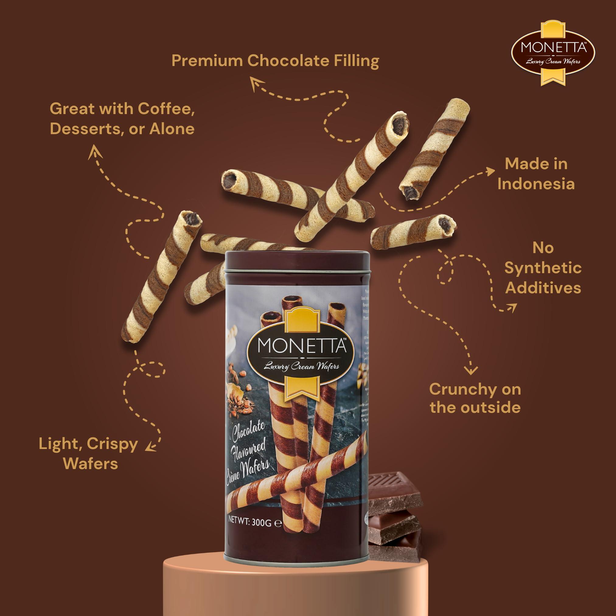 MONETTA Monetta Chocolate Wafer Sticks 300g