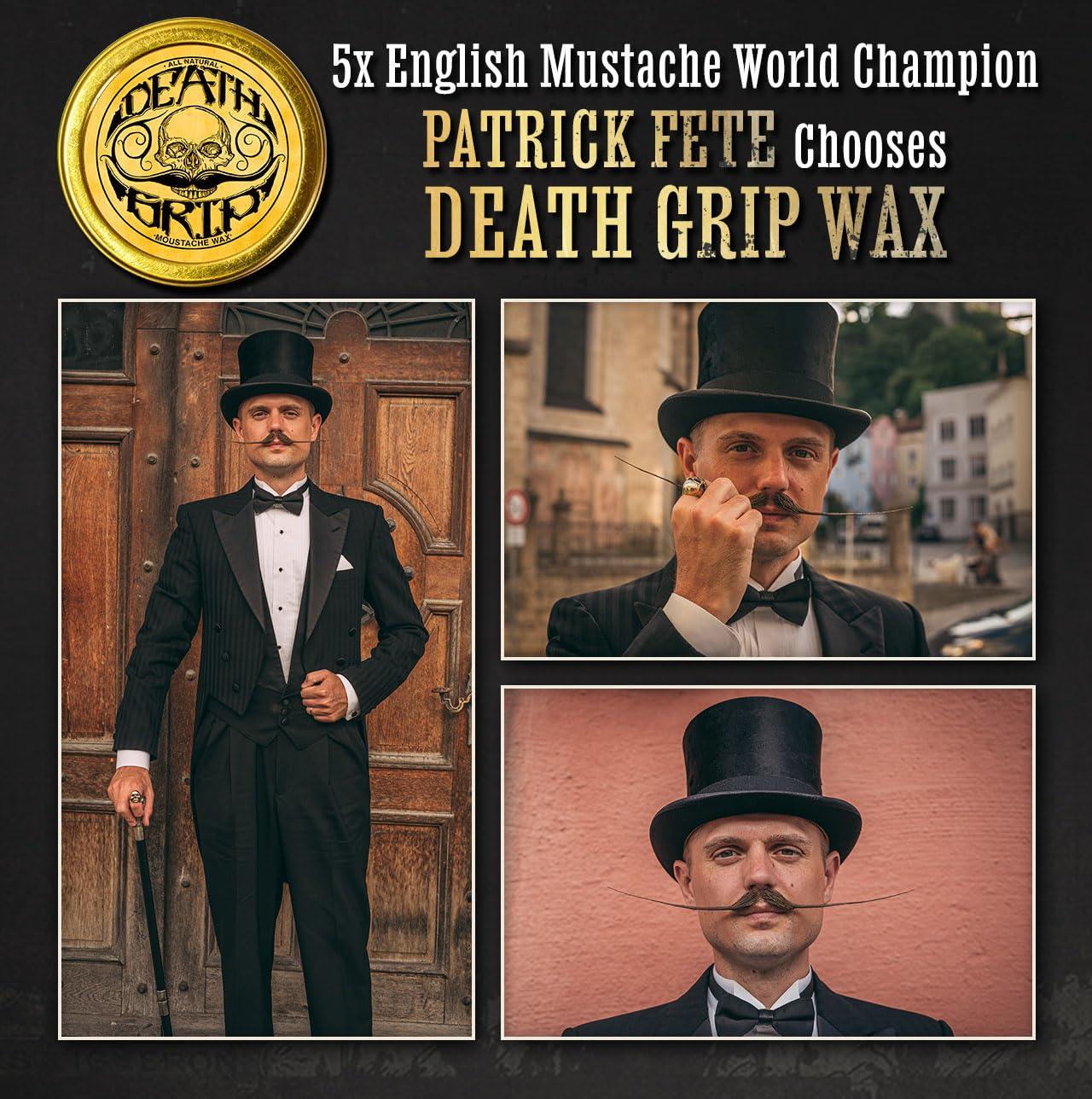 The Vintage Beard Company Death Grip Moustache Wax
