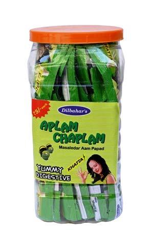 Dilbahar's Dilbahar's Yummy Digestives Aplam Chaplam Khatta Jar of 25 Sachet (Pack of 2)