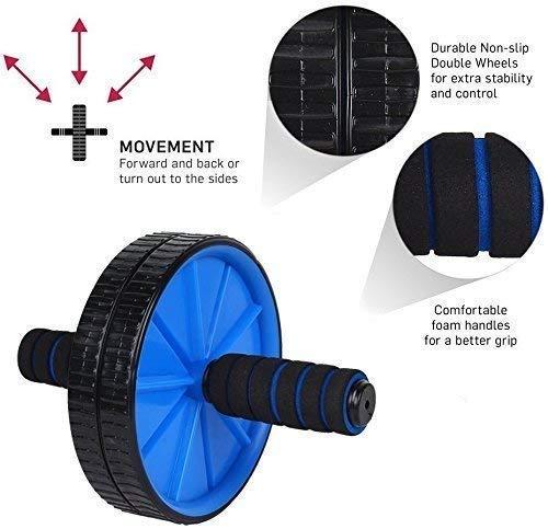 VIRTUAL WORLD VIRTUAL WORLD Ab Exercise Roller | Balance Wheel Roller | Ab Wheel Roller (Soft Cushioned Handle)