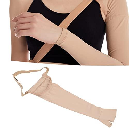 BUJO Post mastectomy arm sleeve, breast cancer anti-swelling arm sleeve soft and comfortable high elasticity for lymphedema (Right Hand)