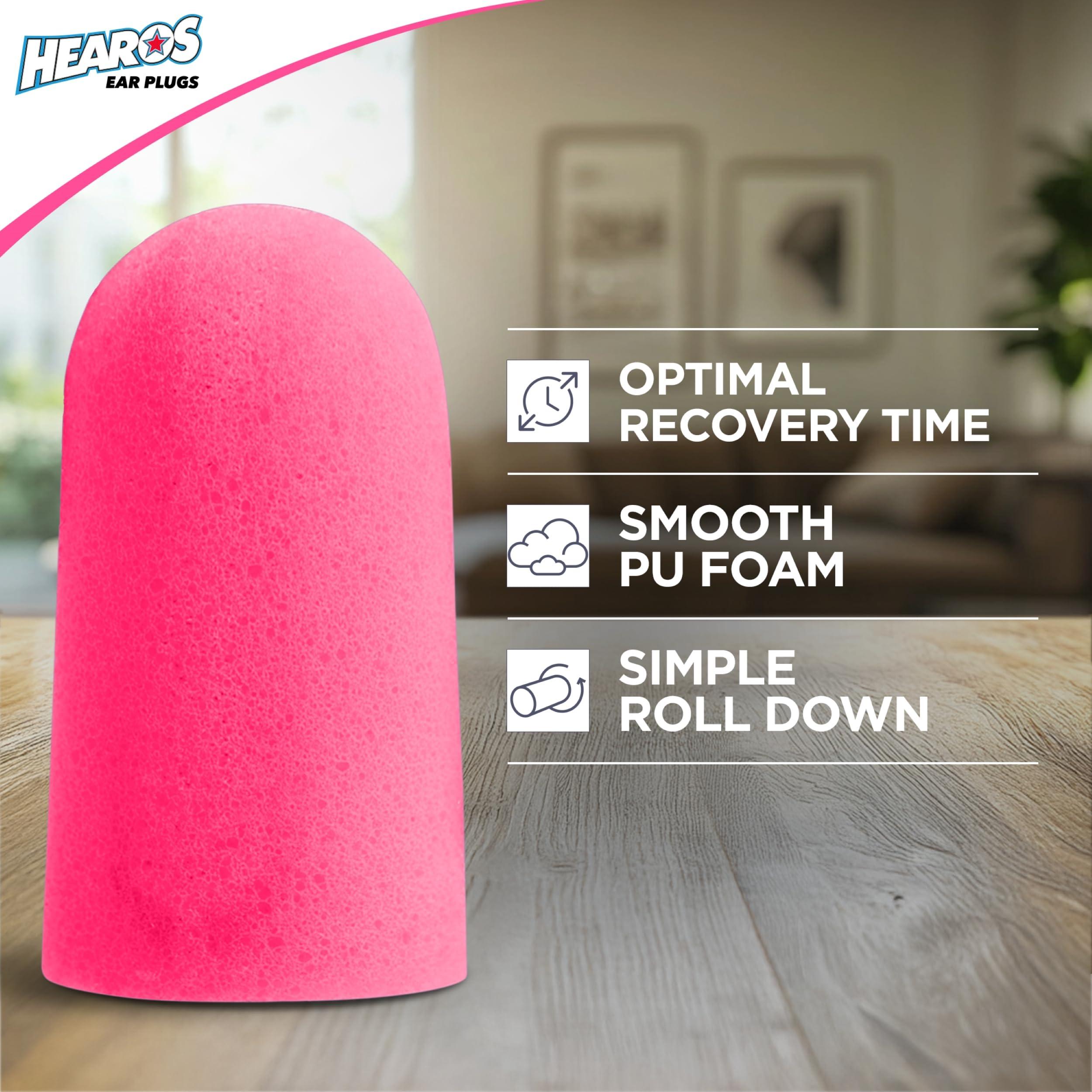 HEAROS Sleep Pretty in Pink Earplugs