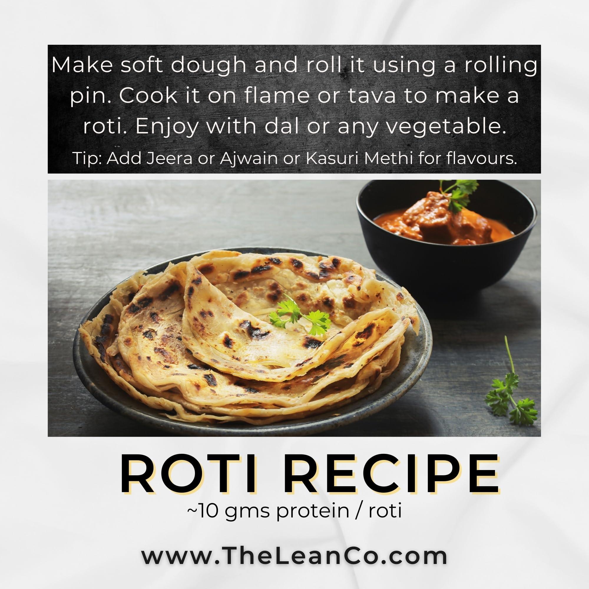 The Lean Co. The Lean Co. Defatted Soya Flour (2.65 kg) | 52% Protein, 1.5% Fat | Lab Tested | No Preservatives | Gluten Free | Rich in Micro Nutrients