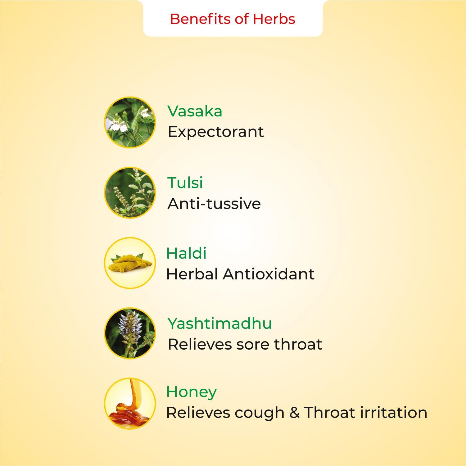 Aushadhi Honykof Herbal Cough Syrup | Ayurvedic Honey & Mint Formula for Dry Cough, Sore Throat, and Congestion Relief | Natural, Side Effect-Free | Pack of 3 (200ml Each) | For All Ages