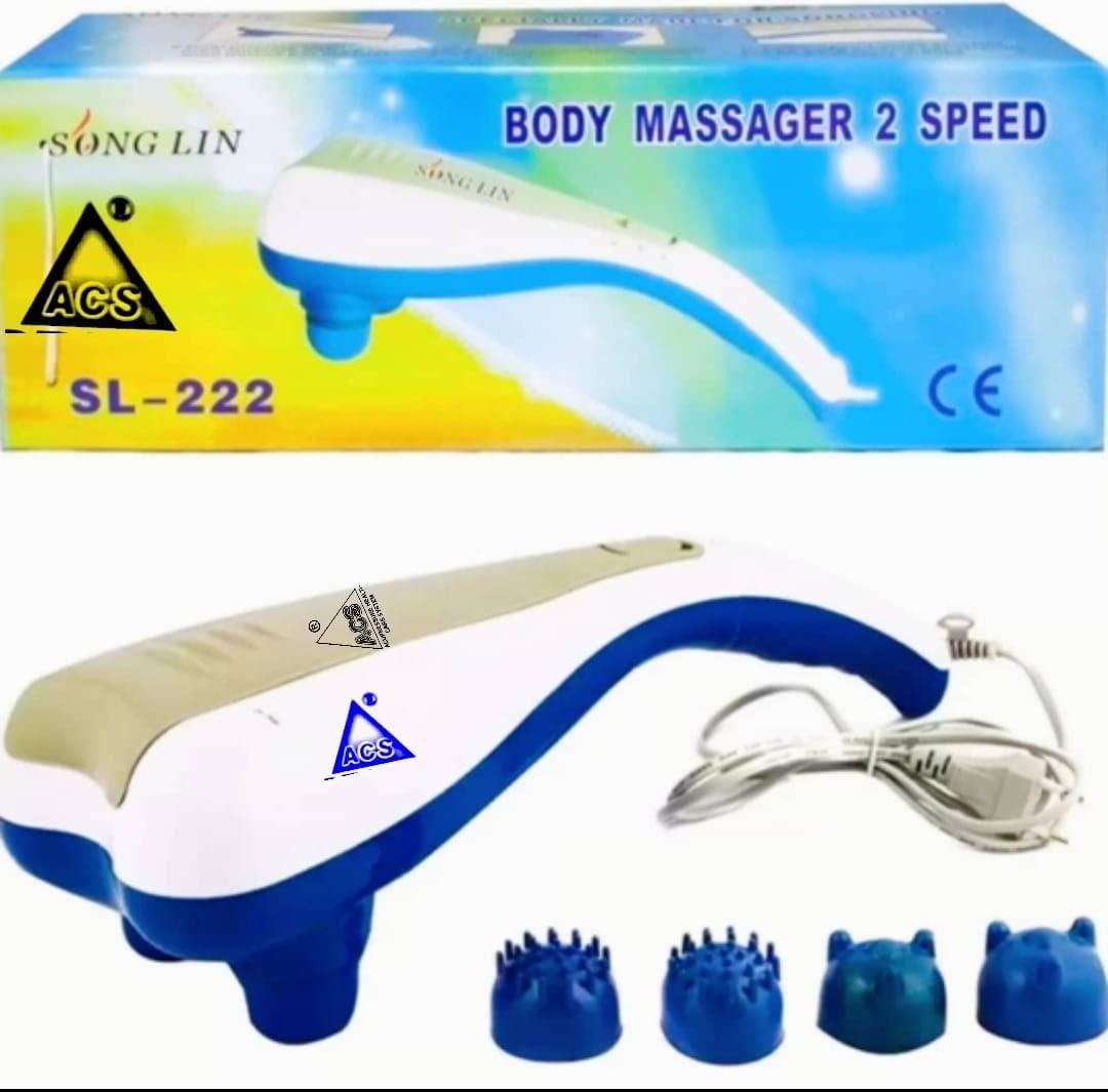 ACUPRESSURE HEALTH CARE SYSTEMS ACUPRESSURE HEALTH CARE SYSTEMS Acs Powerful Electric Double Head Hammer Pro Body Massager For Pain Relief/Acupressure Dual Hand Dolphin Double Point Body Massager