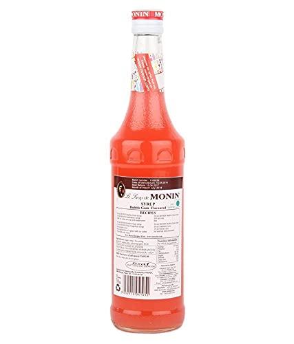 Monin Monin Bubble Gum Flavoured Syrup, Cloudy Flashy Pink, Medium, 700 ml