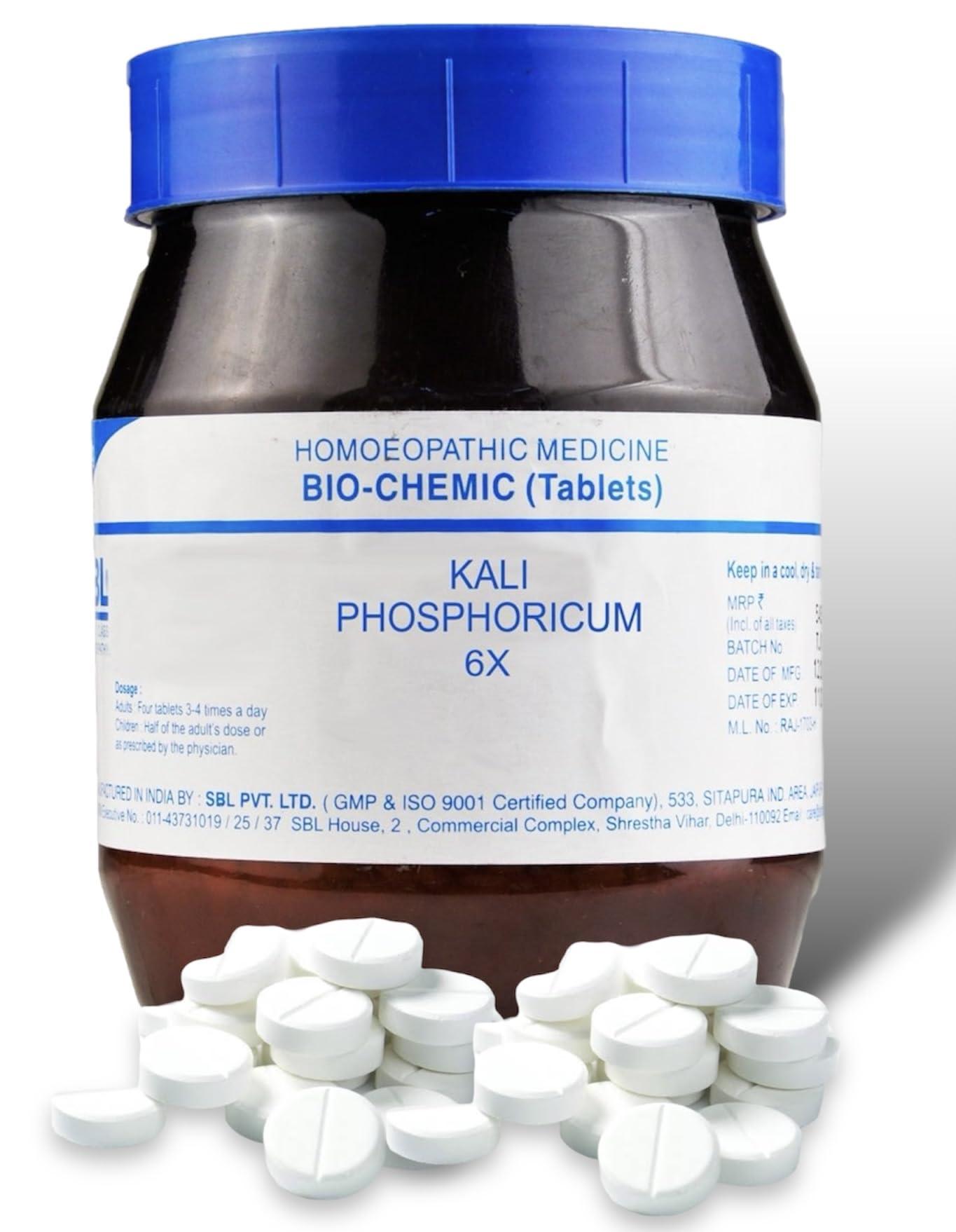 KRIG\'S Homoeo10 SBL Kali Phosphoricum 6x Tablets - (Kali Phos 6x) - TABLET - 450gm - BIG SIZE PACK