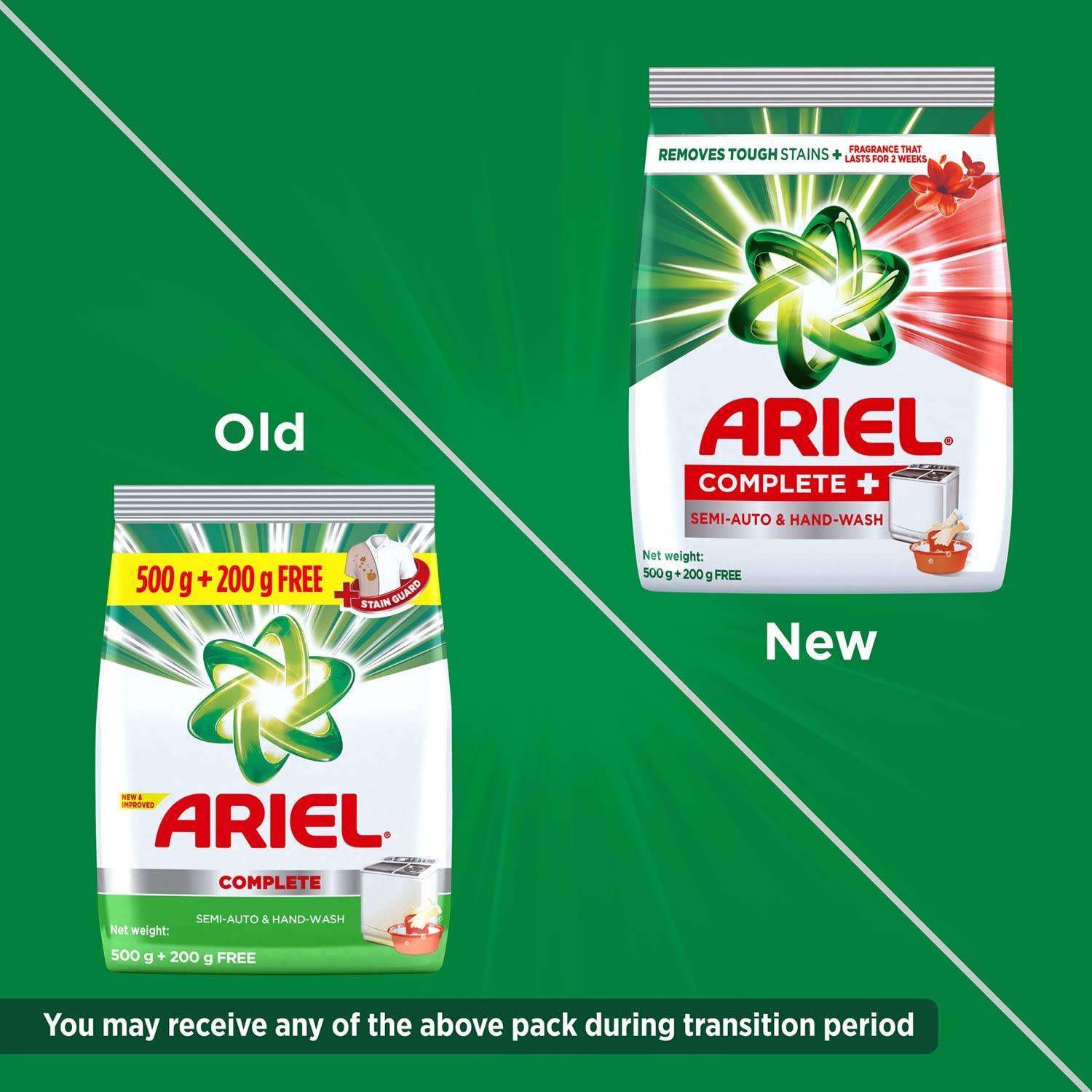 Ariel Ariel Complete + Detergent Washing Powder- 4Kg Value Pack (Pack of 2)