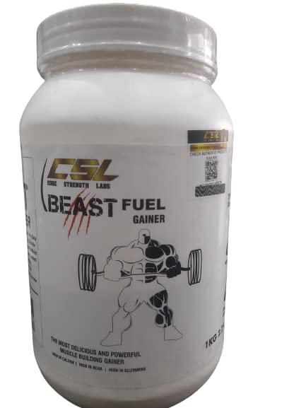 At nutrition CSL Beast Fuel Gainer (Chocolate, 2.2lbs) Pack of- (Chocolate, 1)