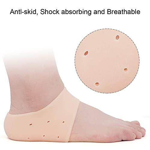 Nav Wings Heel Pain Relief Products For Women Anti Crack Silicon Gel Heel And Foot Protector Moisturizing Socks for Foot Care, leg pain relief products And Heel Pad for Men And Women BY VIVNITS