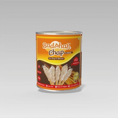 Badshah Chap Badshah Chap SOYA Chaap in Brine, 800g (Vegan, Chunks on Stick, 500g Drained Weight, Rich in Plant Protein, SOYA Chap)