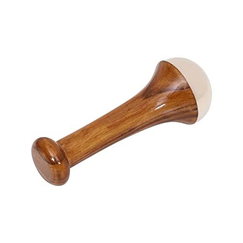 HEALTHANDWEALTH Kansa Face and Foot Massager - Ayurvedic Benefits of Bronze - Restoring Luster Through Detoxification - Small