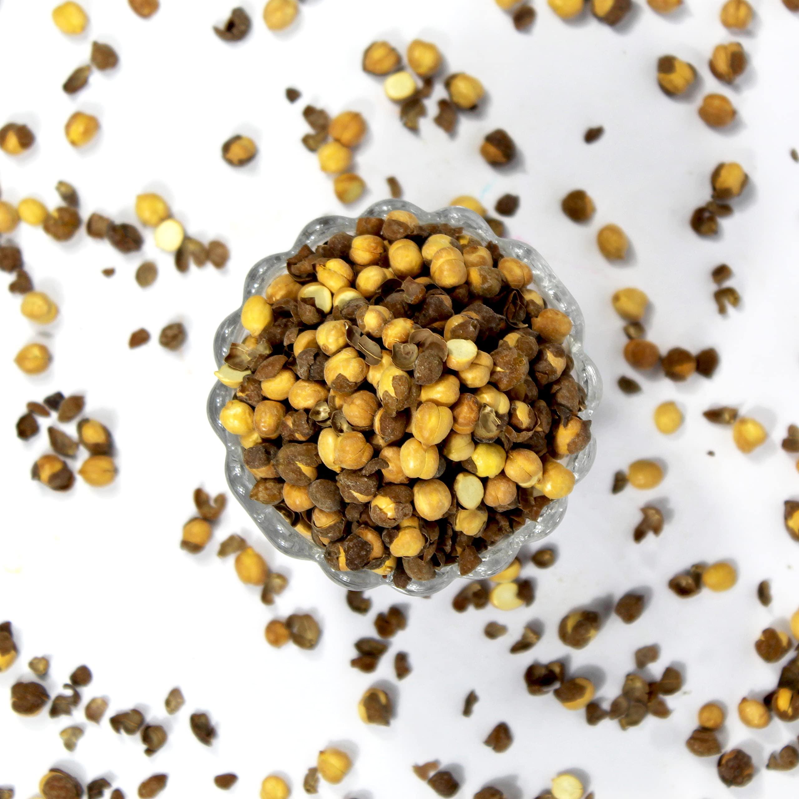 Swiss Naturals Swiss Naturals Roasted Salted Chana Whole | Bhuna Chana With Skin | Desi Chickpeas Snacks | Bengal Gram Organic, 900g