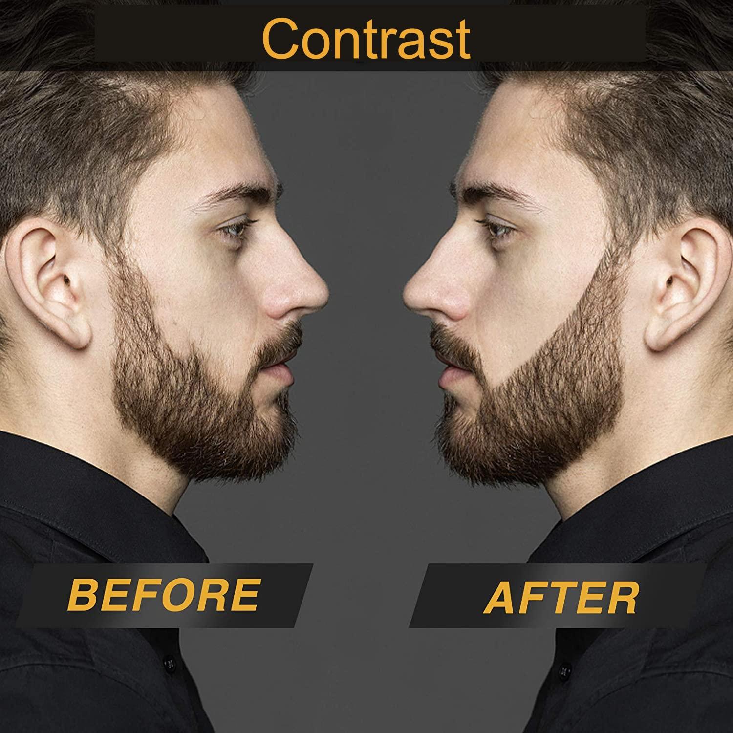 BIWIST BIWIST Beard Pencil Filler for Men Beard Pen Beard Filler Pen Kit With Beard Brush Kit Male Mustache Repair Shaping Beard Define Pen Effective Enhance Beard