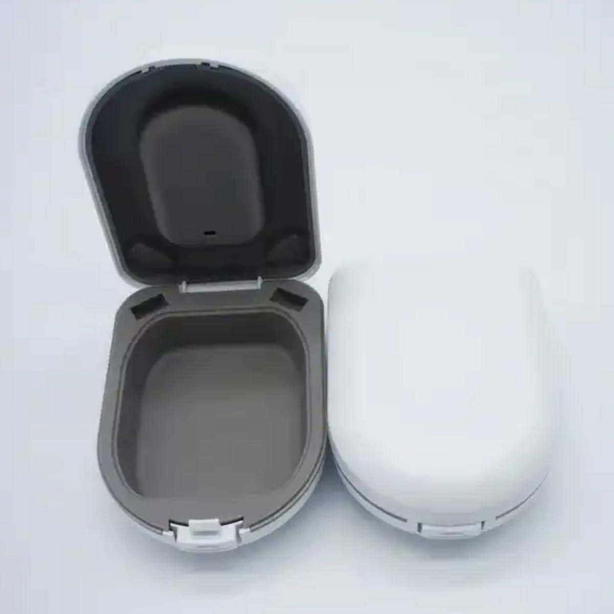 Balson Balson Hearing Aid Case, Hearing Aid Cases Waterproof Portable Drop Resistance Hearing Aid Storage Box Hard Hearing Aid Boxes Hearing Aid Container Hard Case for Hearing Aids (Model-2, White)