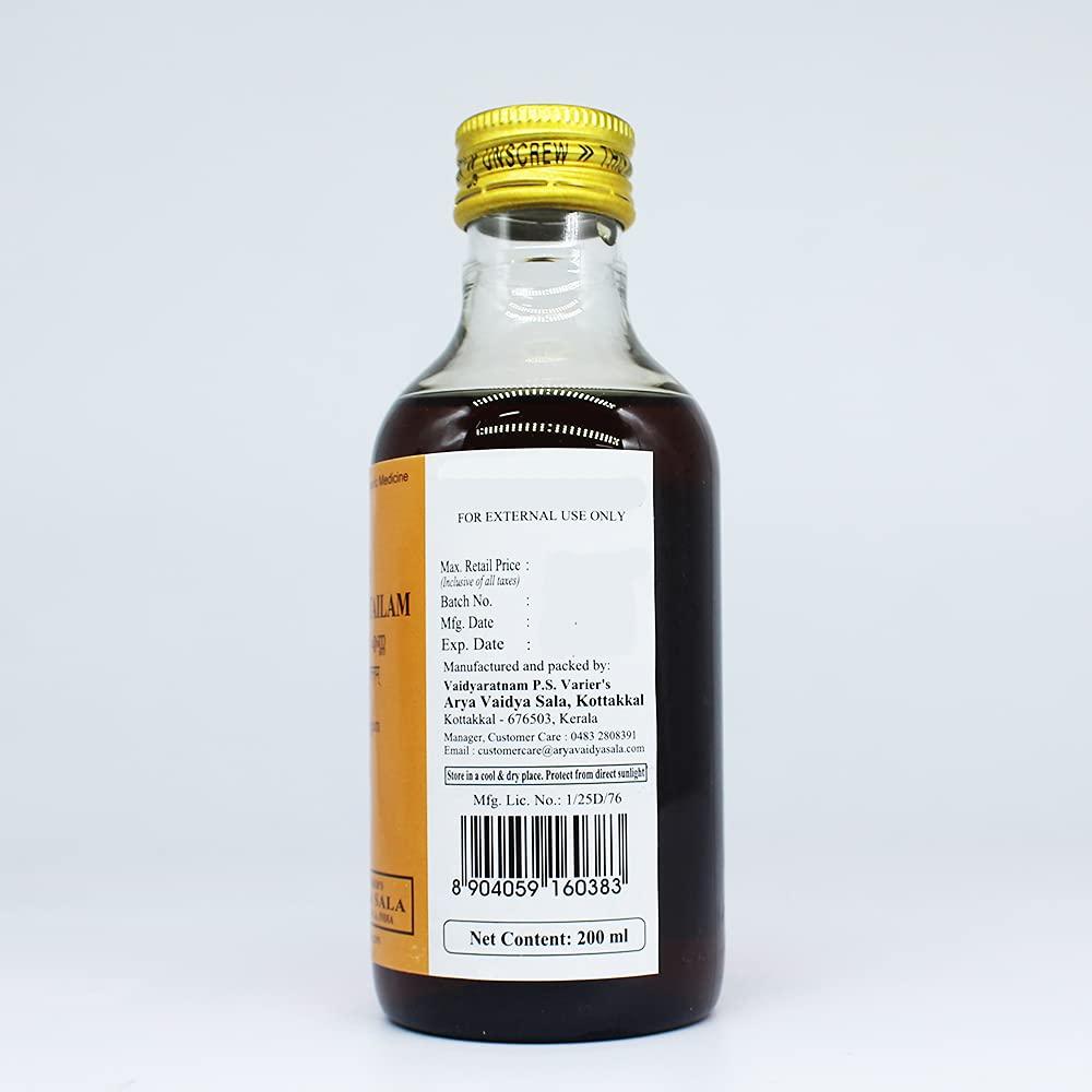 Golden Oldie Herbs Valiya Chandanadi Tailam - 200ML, (Pack Of 1), Of Arya Vaidya Sala Kottakkal