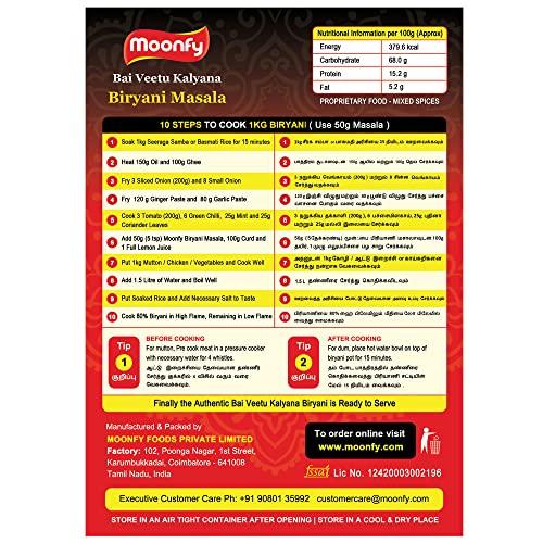 Moonfy Moonfy Bai Veetu Kalyana Biryani Masala 200g Box