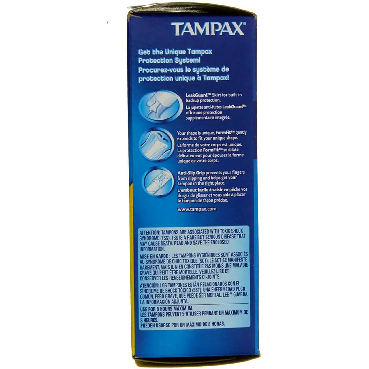 Tampax Tampax Cardboard Applicator Tampons, Regular Absorbency - 20 Count
