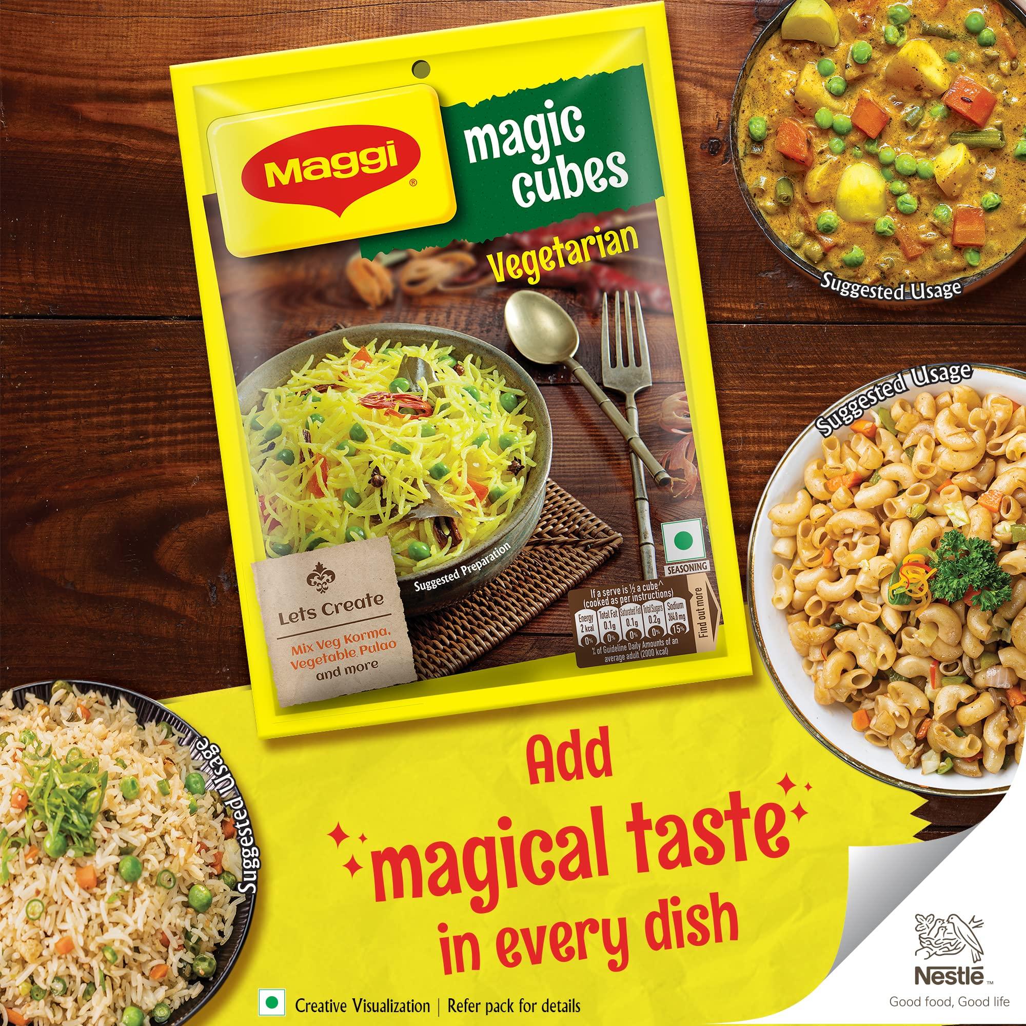 Maggi MAGGI Summer Savory Vegetarian Masala Magic Cubes Pouch (240g)