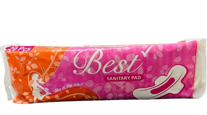 SRI MALA AGENCIES. Herbal Bamboo Best Organic Sanitary Pads (280 MM XL- Pack of 7)