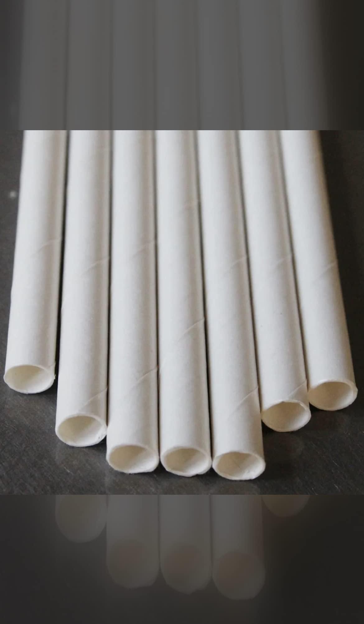 Food Theory Straw 12mm White Fat Straw for Bubble Tea (Pack of 40+10 Straw) - Eco-Friendly, Biodegradable, Sustainable & Disposable Boba Straws for Bubble Tea & Thick Shake