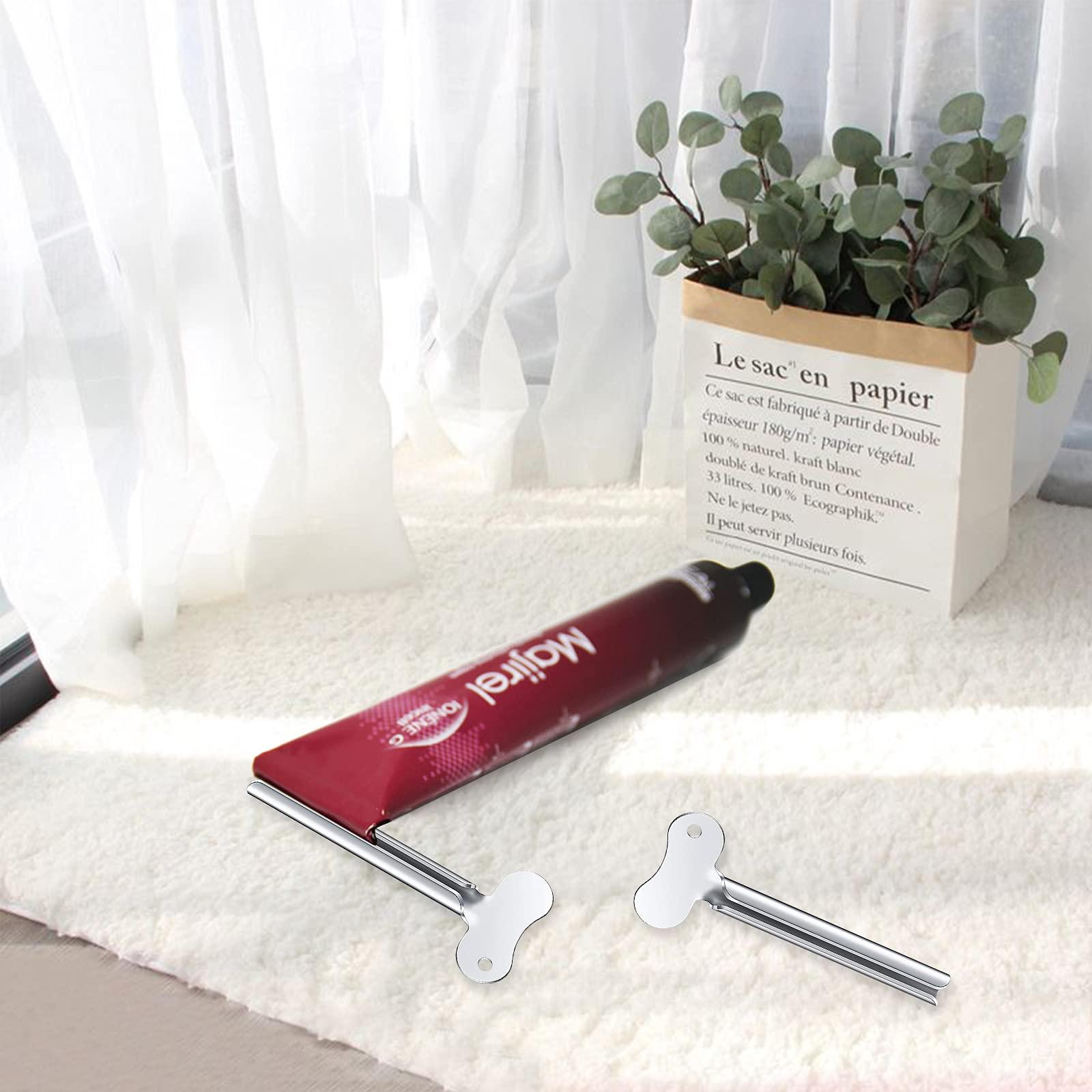 ZOCONE ZOCONE 12 Pack Toothpaste Tube Squeezers Stainless Steel Toothpaste Dispenser Metal Tube Squeezer Rolling Key for Bathroom Hair Dye Cosmetic