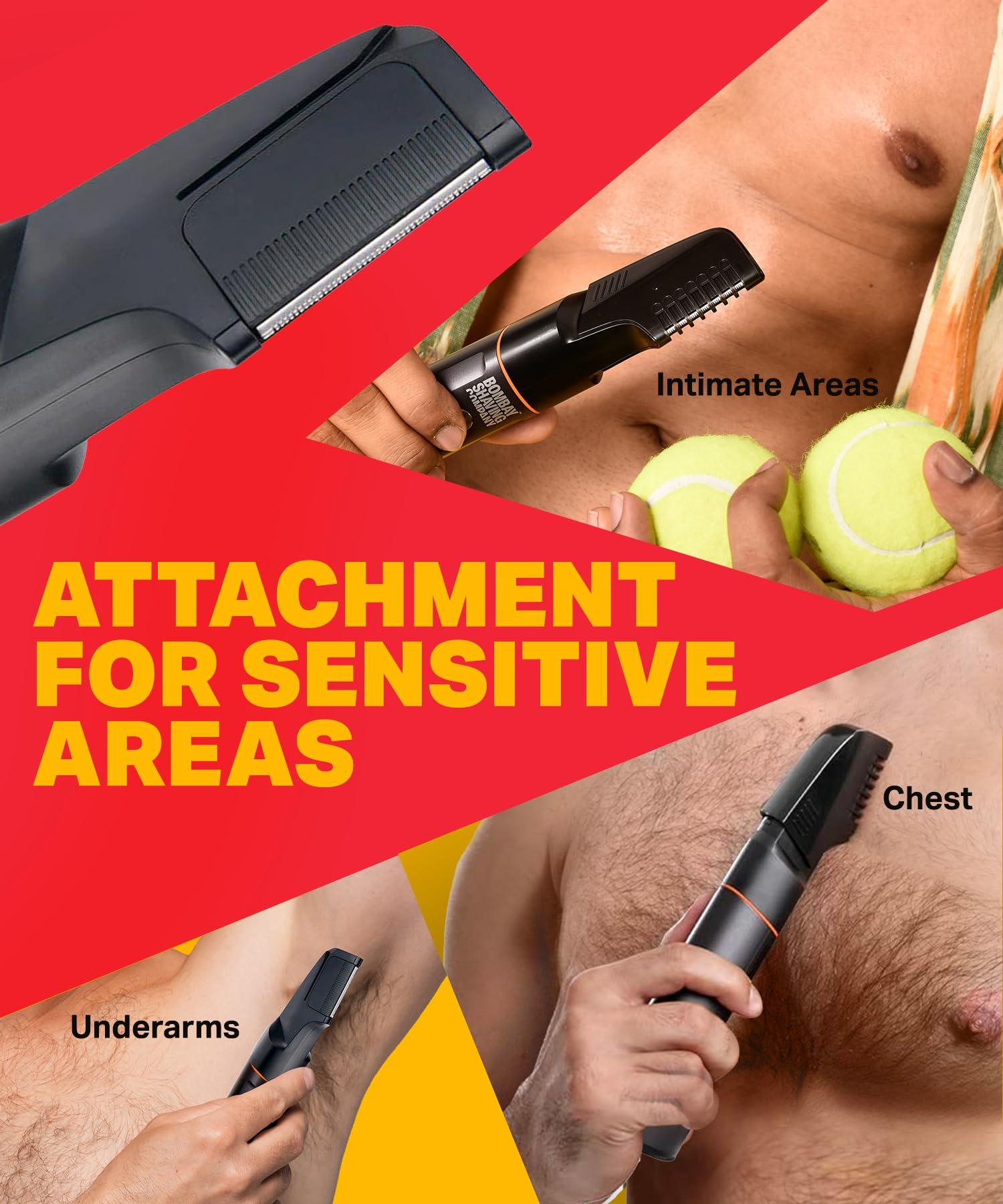 Bombay Shaving Company Bombay Shaving Company 11 in1 Multi Grooming Kit | All in One Full Body Trimmer for Men | 120 Min Charge time, 90 Min Runtime, Charging Indicator | IPX6 Water Proof | Nose, Ear, Beard, Body, Hair Trimmer Men