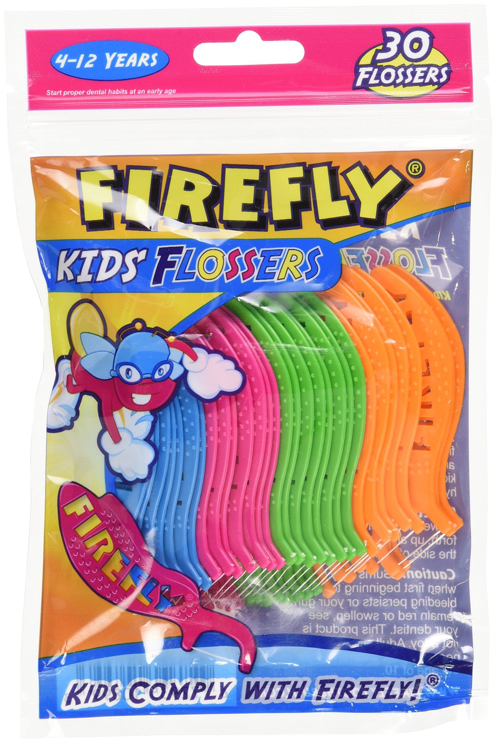 Firefly Firefly Kid\'s Flossers: 30 Count