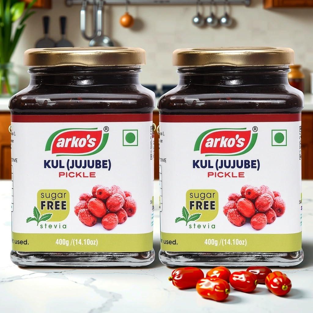 ARKOS Arkos Homemade Bengali Kul Pickle | BER ka Achar | Jujube Pickle | 800gm