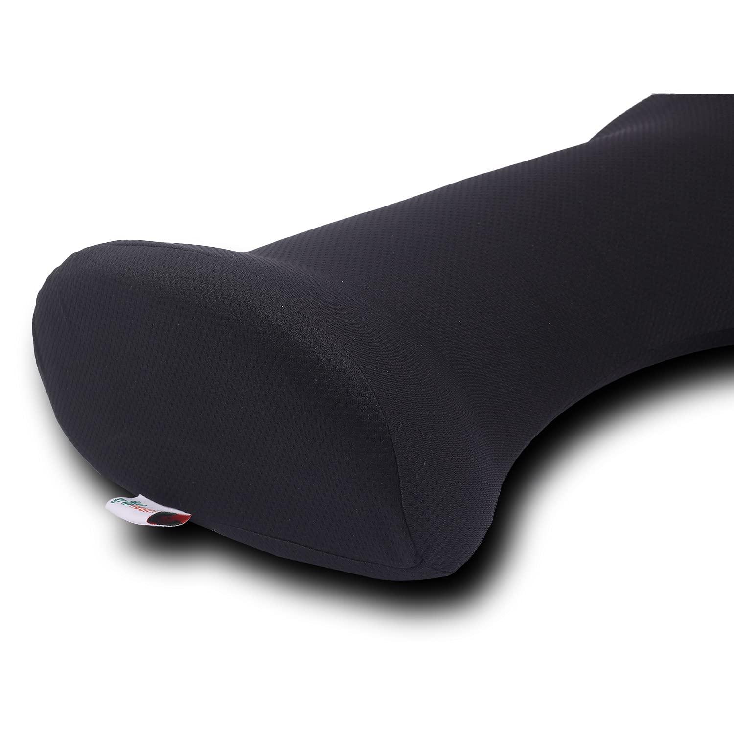 Grin Health Grin Health Lumbar Support Cushion for Bed for Relief From Back, Sciatica, Lumbar Pain, Multifunctional Waist Pillow- Memory Foam Lower Back Support Pillow for Sleeping