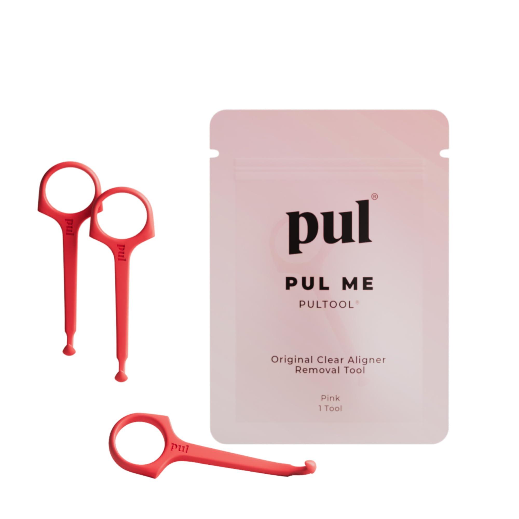 The Pultool Clear Aligner Removal Tool for Invisalign by PULTOOL - Smile Direct Club Removal Tool - Invisible Aligner Remover - Aligner Remover - Retainer Remover - 3 Pack