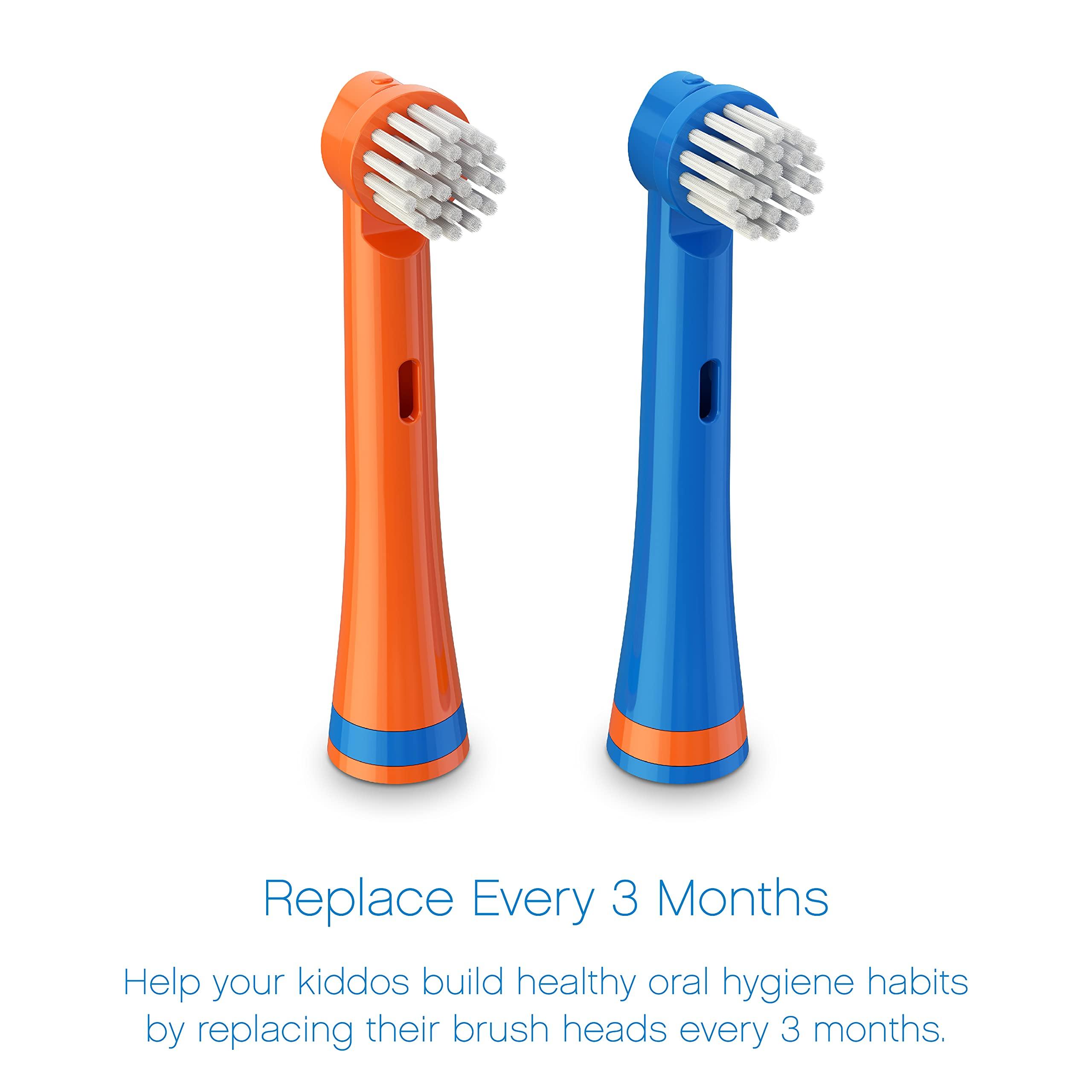 Brusheez Brusheez Electronic Toothbrush Replacement Brush Heads (Buddy the Bear)-2 Pack