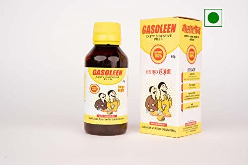 Sudhakar Sudhakar Gasoleen 60 Gms Tasty Digestive Pills Very Useful For Indigestion, Acidity, Gas and Constipation