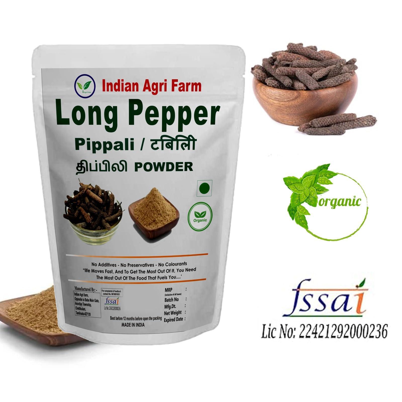 IAgriFarm Iagrifarm Long Pepper Powder - 250 gram - Thippili/Pipal Badi/Pippali Powder