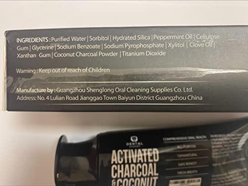 Dental Expert Dental Expert Activated Charcoal Teeth Whitening Toothpaste Kit (Mint Flavour, 20 g)